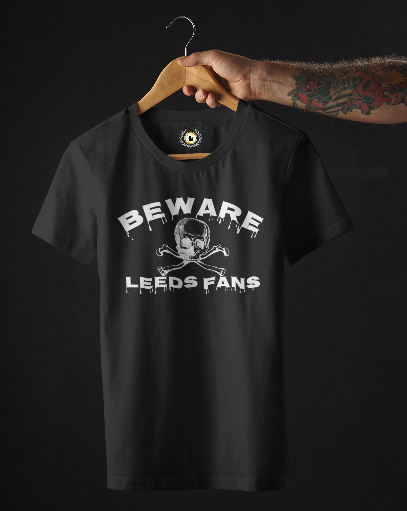 'BEWARE - LEEDS FANS' Tee Shirt