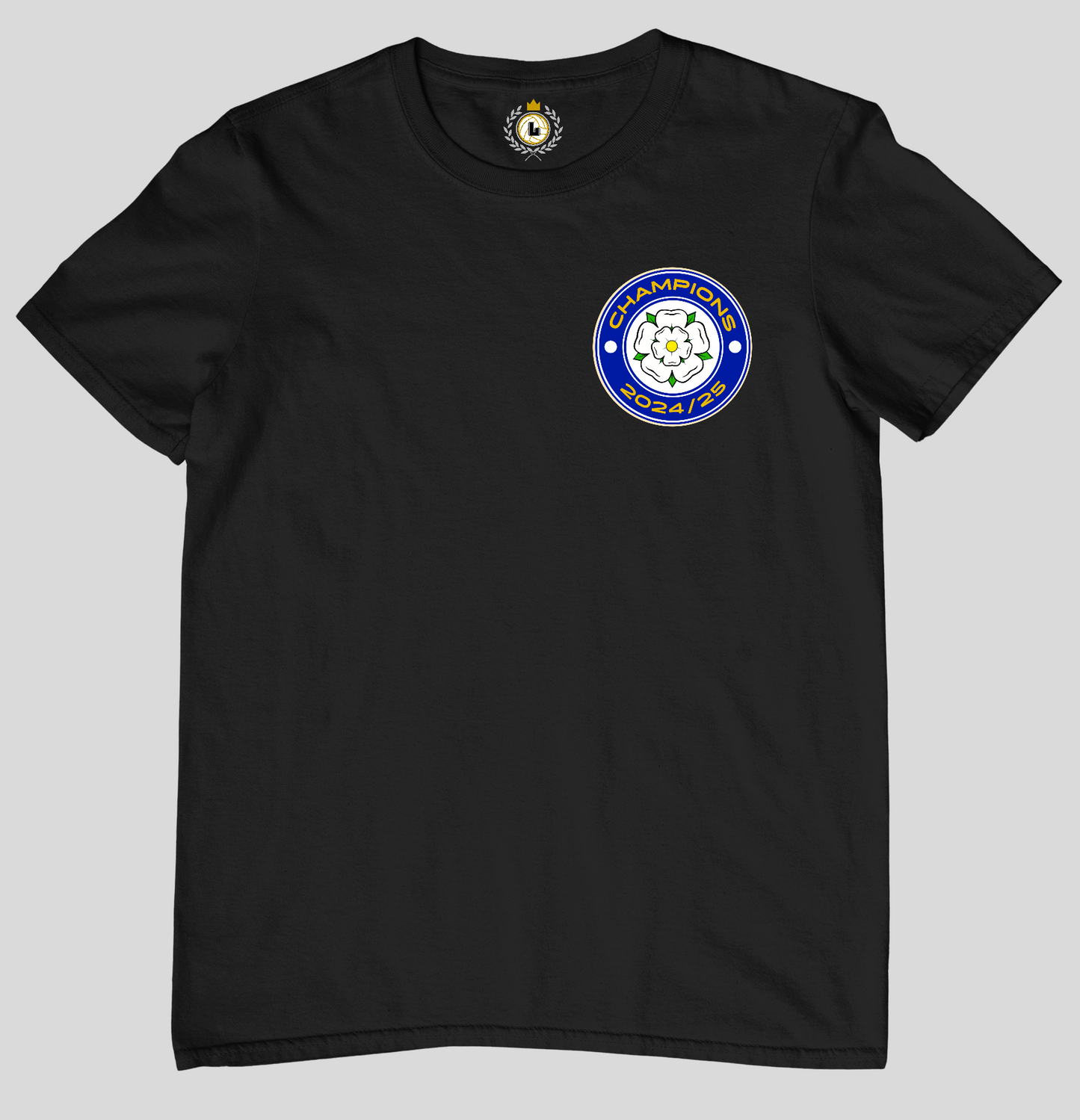 'CHAMPIONS' Yorkshire Rose Tee Shirt