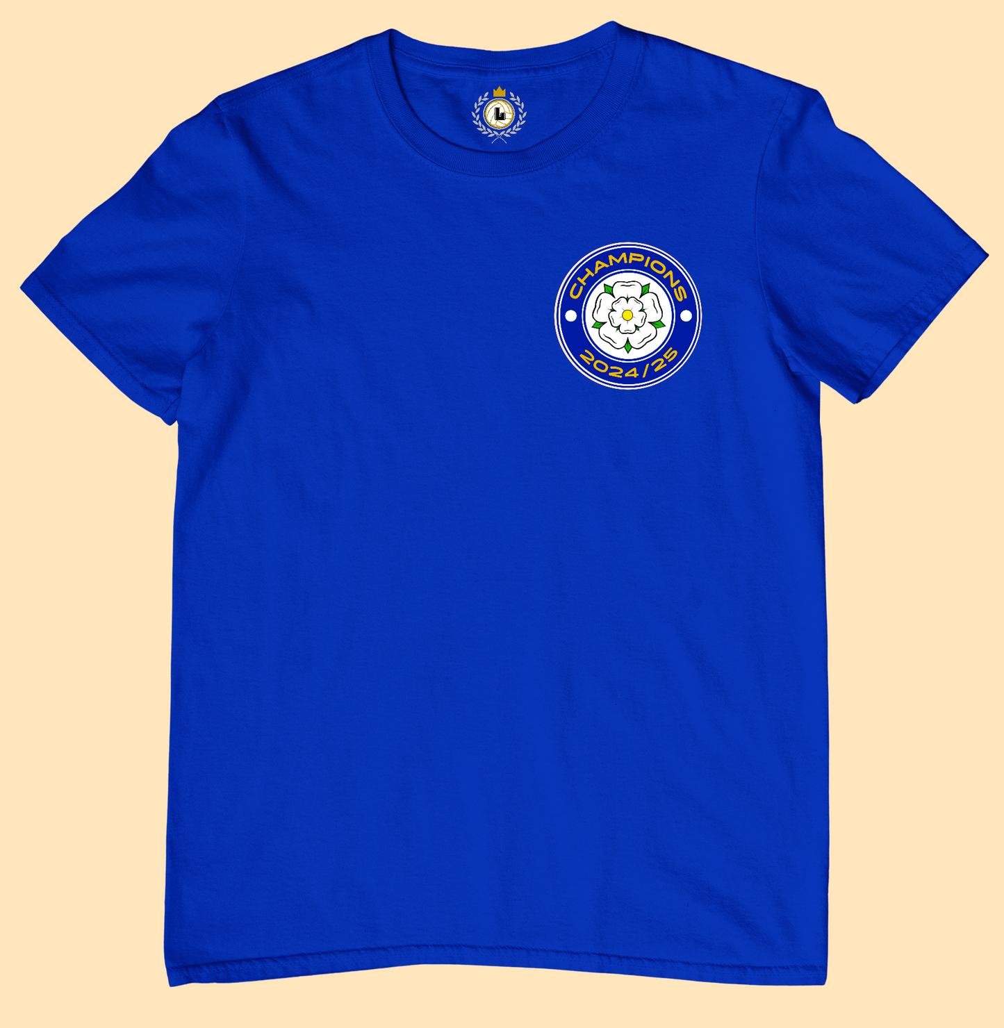 'CHAMPIONS' Yorkshire Rose Tee Shirt
