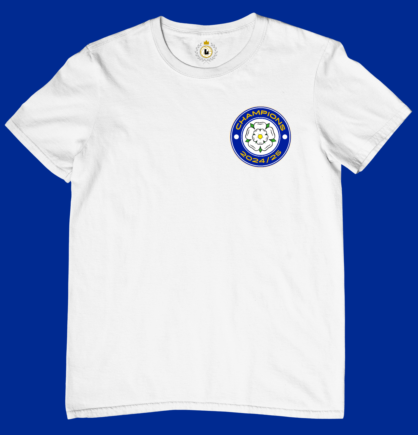 'CHAMPIONS' Yorkshire Rose Tee Shirt
