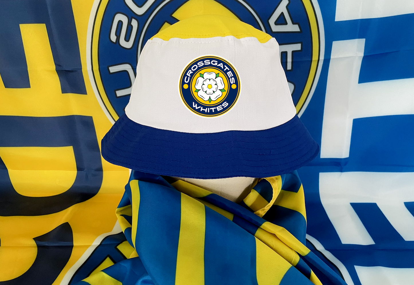 'CROSSGATES WHITES' Leeds Bucket Hat