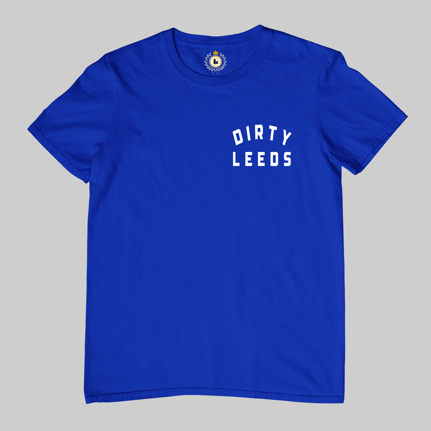 'DIRTY LEEDS' RETRO Chest Logo Tee Shirt