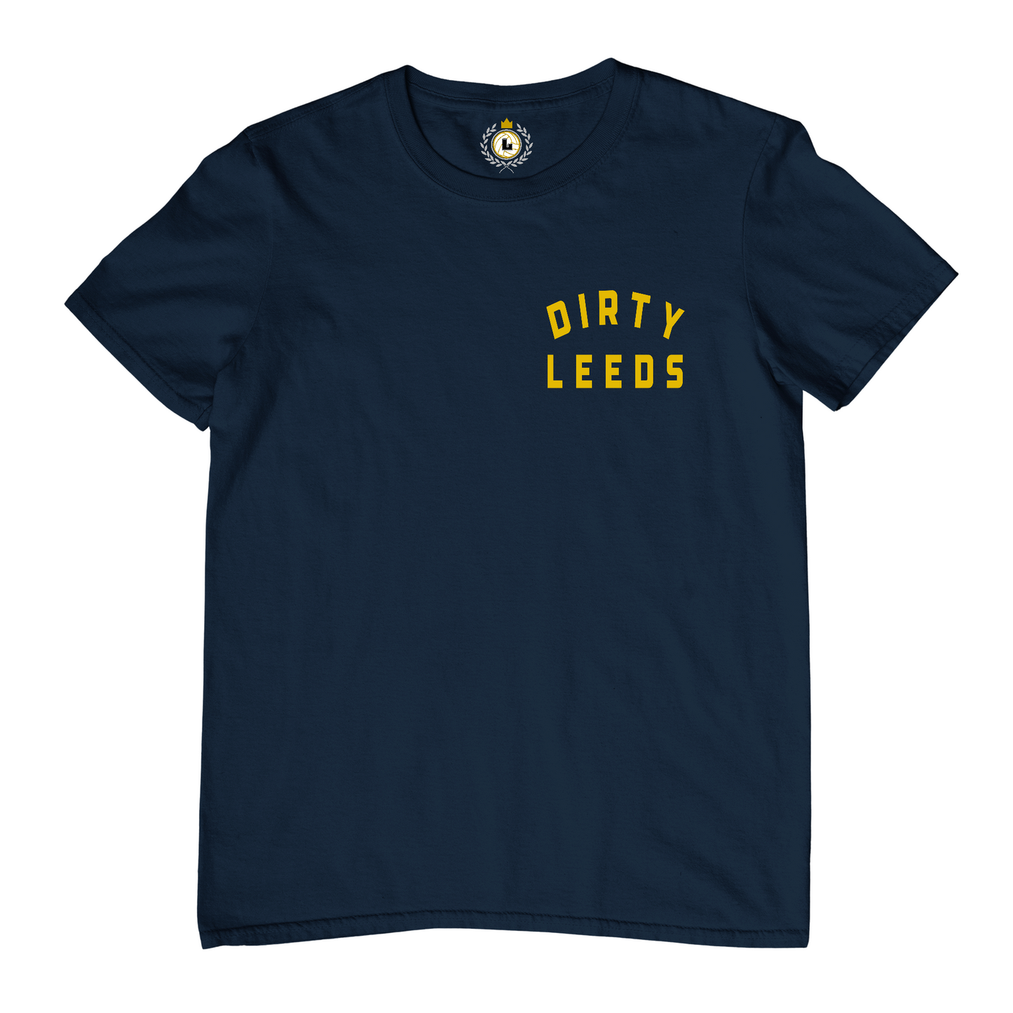 'DIRTY LEEDS' RETRO Chest Logo Tee Shirt
