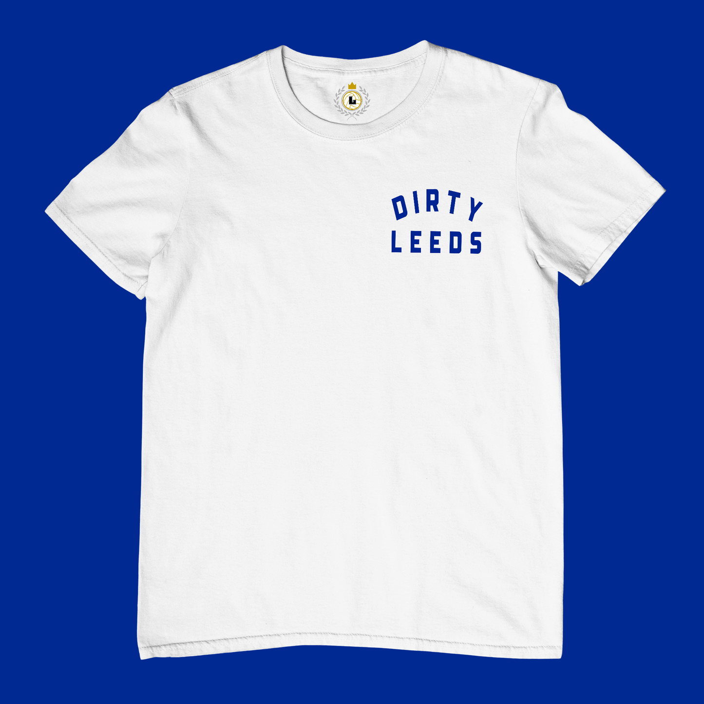 'DIRTY LEEDS' RETRO Chest Logo Tee Shirt