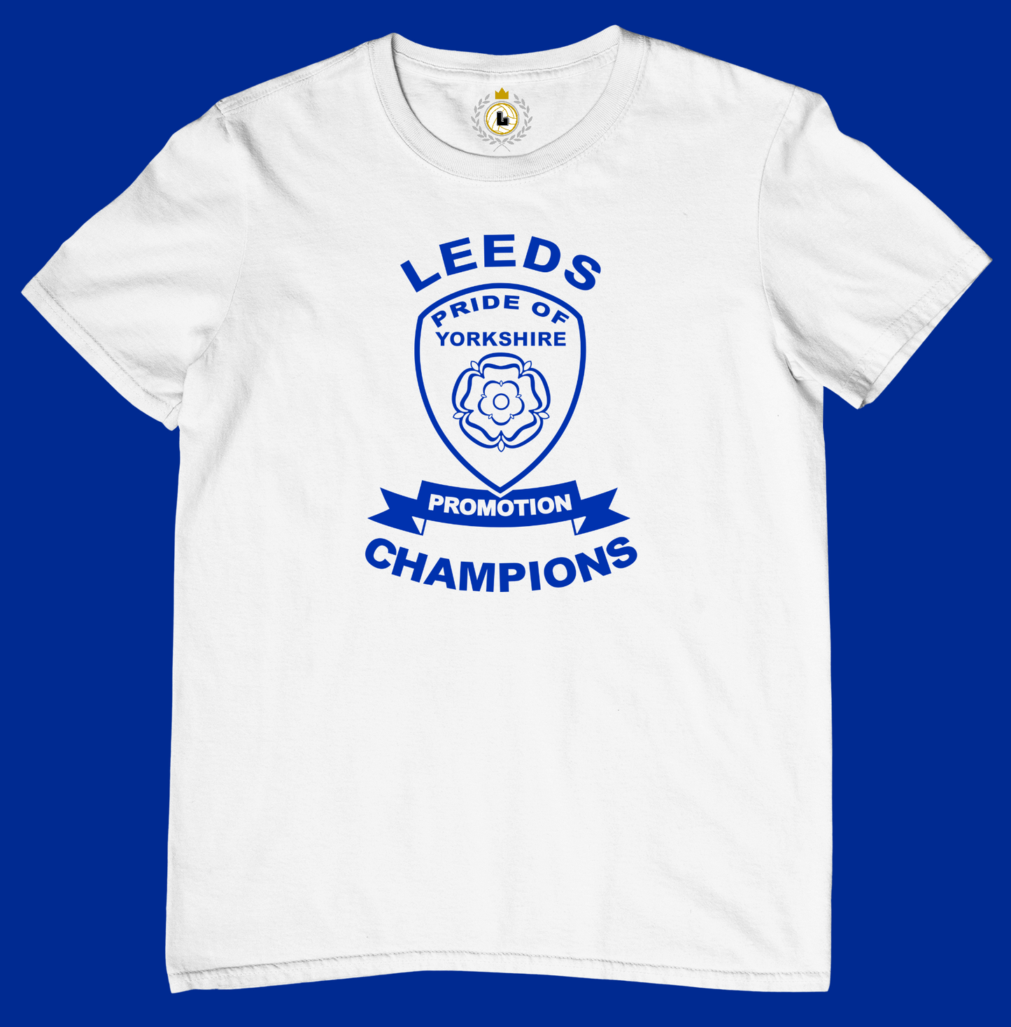 'LEEDS CHAMPIONS - PROMOTION SHIELD' Tee Shirt