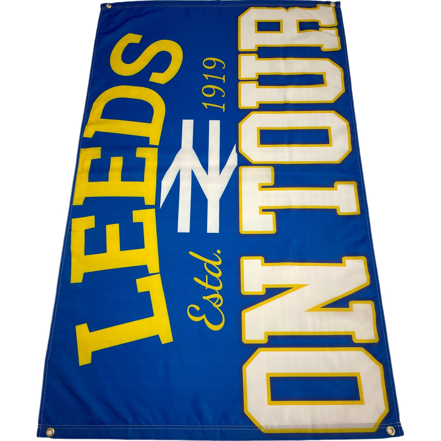 'LEEDS ON TOUR' FLAG - BLUE