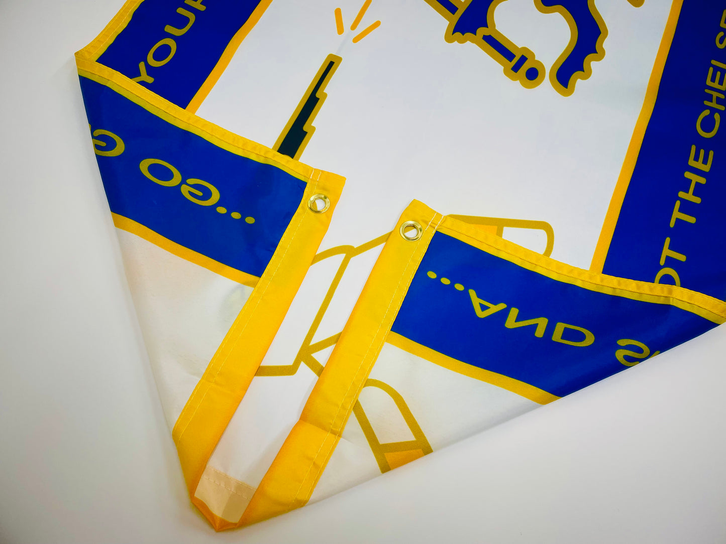 'WE HATE CHELSEA' FLAG
