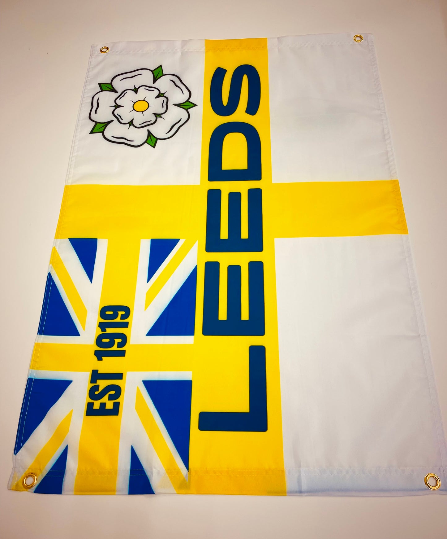 LEEDS - UNION JACK/ST GEORGE FLAG - YELLOW