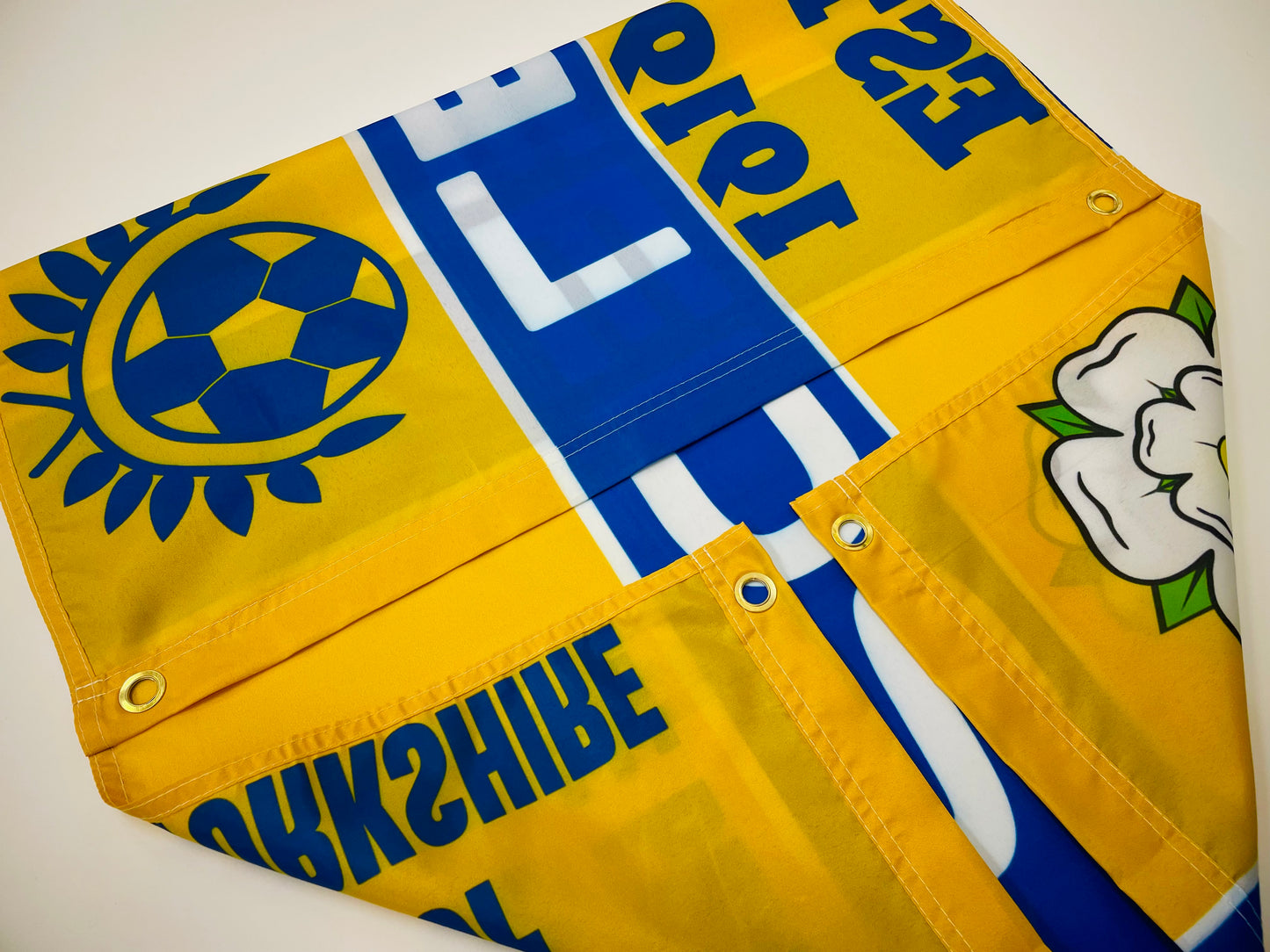 LEEDS - PRIDE OF YORKSHIRE FLAG - YELLOW/BLUE