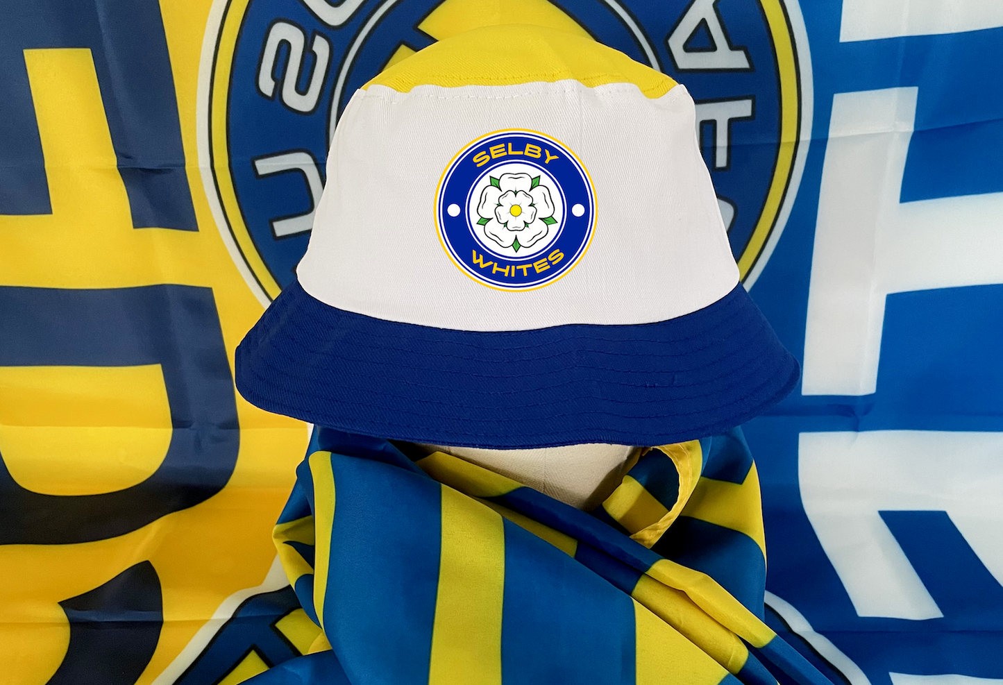'SELBY WHITES' Leeds Bucket Hat