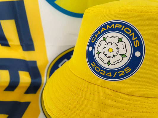 'CHAMPIONS' Rose Leeds Bucket Hat - YELLOW