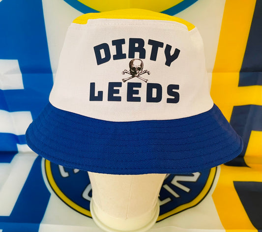 'DIRTY LEEDS-CROSSBONES' Bucket Hat