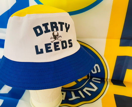 'DIRTY LEEDS-CROSSBONES' Bucket Hat