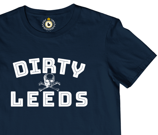 'DIRTY LEEDS - CROSSBONES' Tee Shirt
