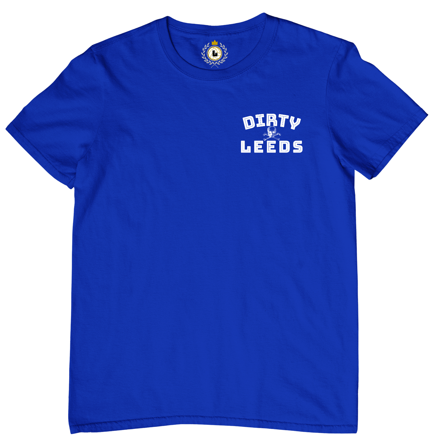 'DIRTY LEEDS - CROSSBONES' BACK PRINT Tee Shirt