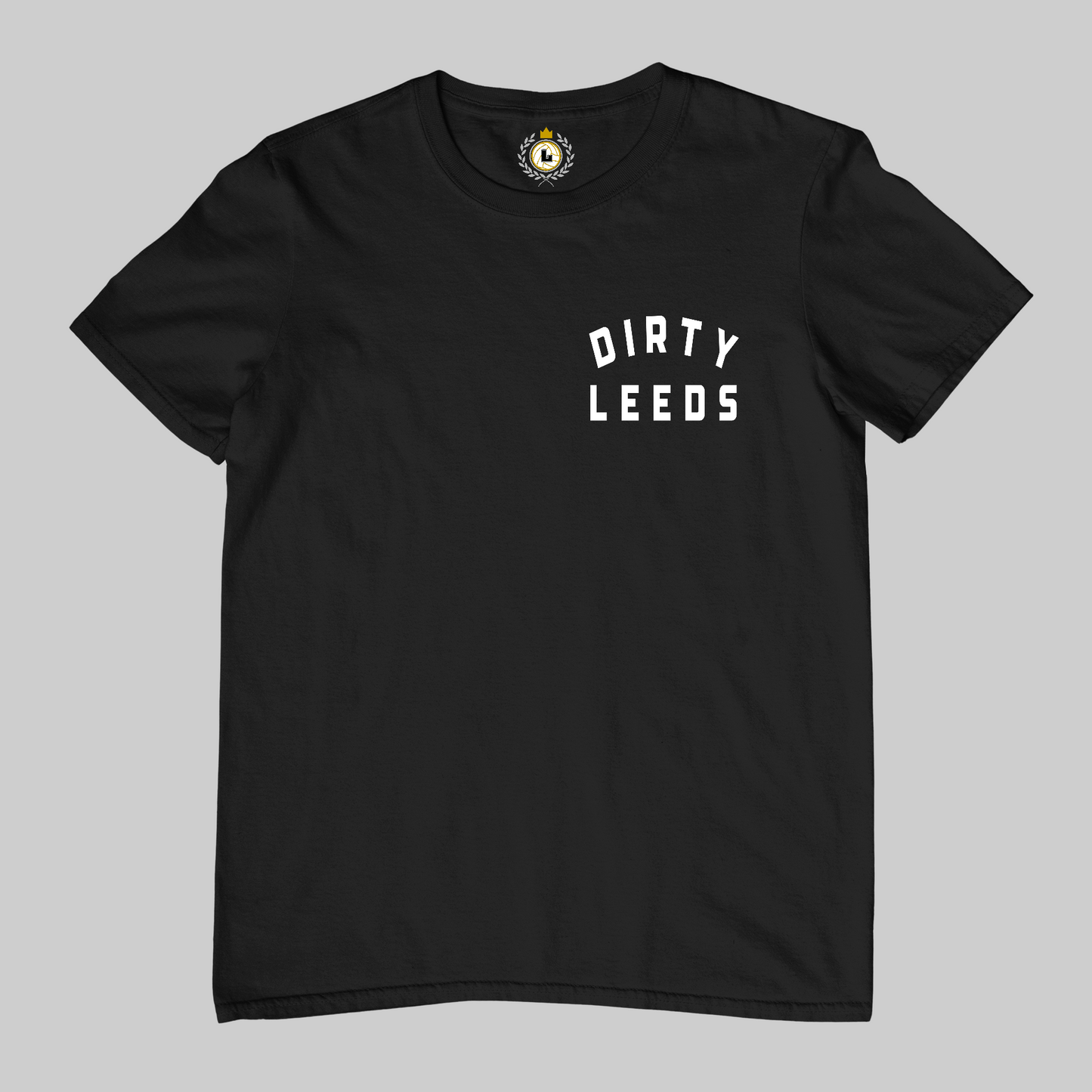 'DIRTY LEEDS' RETRO Chest Logo Tee Shirt