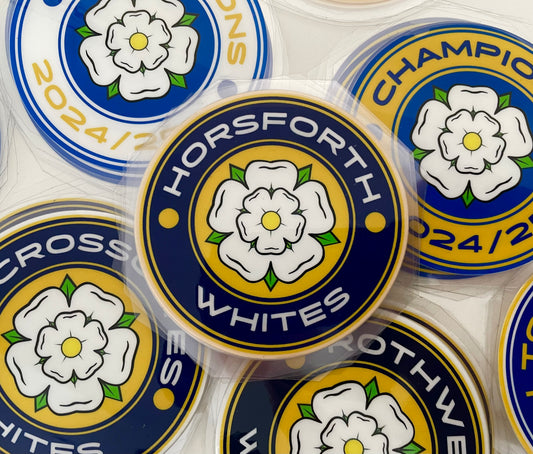 HORSFORTH WHITES Waterproof Decal Sticker