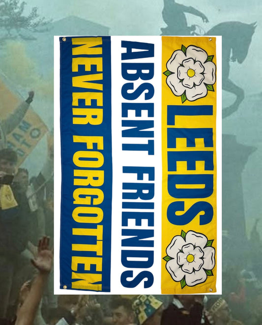LEEDS - 'ABSENT FRIENDS' FLAG