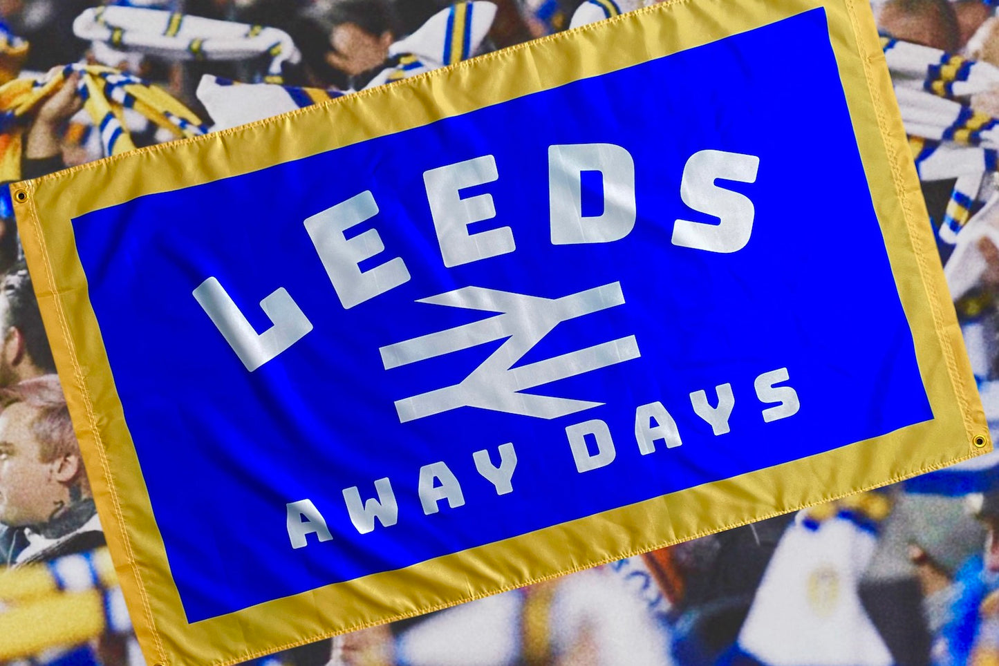 'LEEDS AWAY DAYS' FLAG