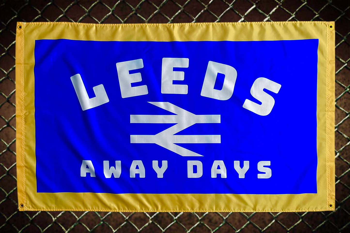 'LEEDS AWAY DAYS' FLAG