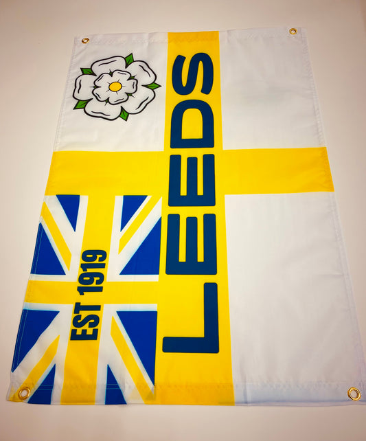 LEEDS - UNION JACK/ST GEORGE FLAG - YELLOW